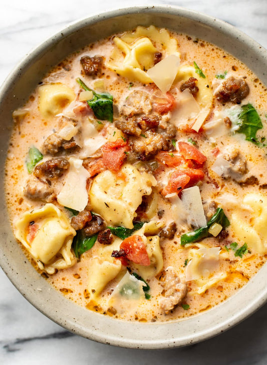 Salsiccia and Tortellini Soup