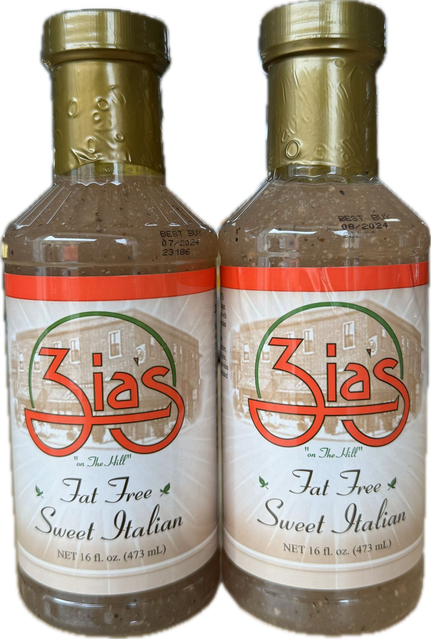 Zia's Fat Free Sweet Italian Dressing - Case (6 Bottles)