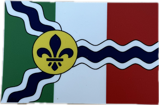 St. Louis- Italian Flag Magnet