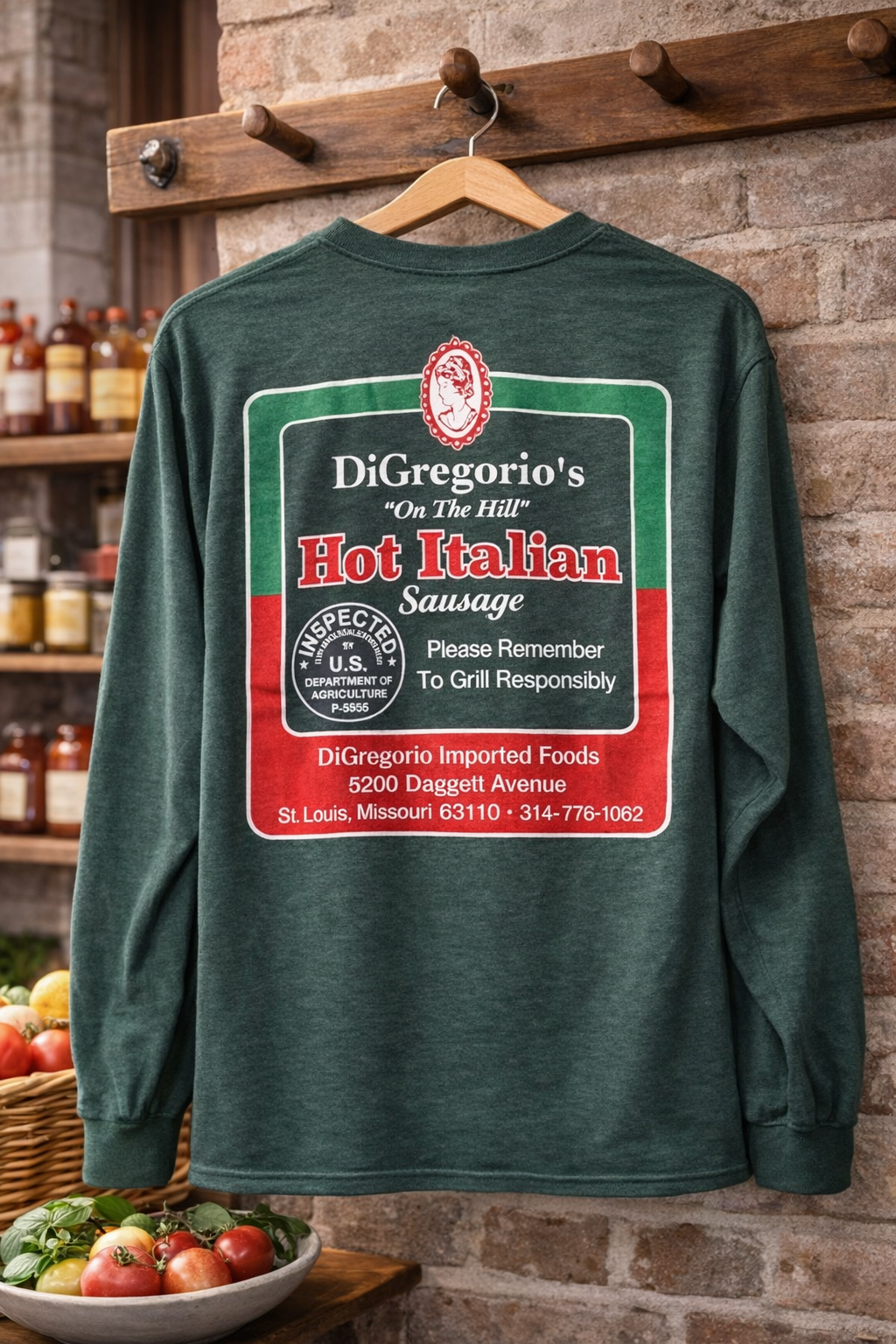 DiGregorio's Hot Italian Sausage - Long Sleeve